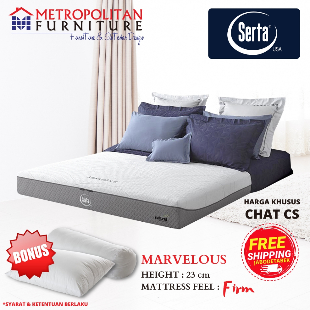 Kasur Springbed SERTA Marvelous Spring bed Matras
