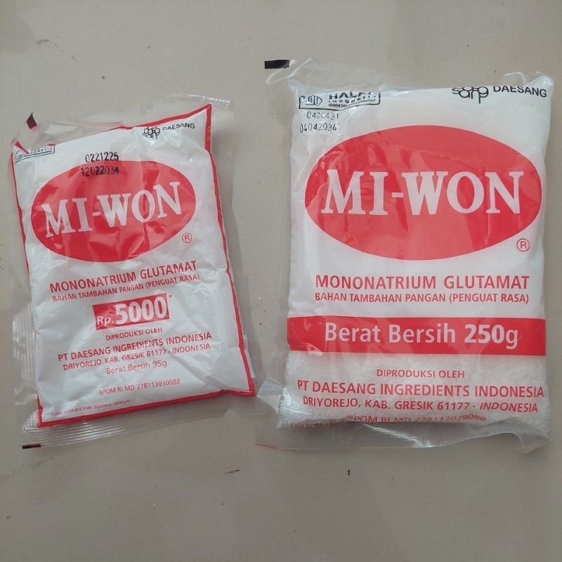 

Miwon Penyedap Rasa 250gr / Mi won 250gr / Mi-won 250gr