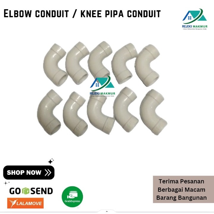Elbow conduit / knee pipa conduit