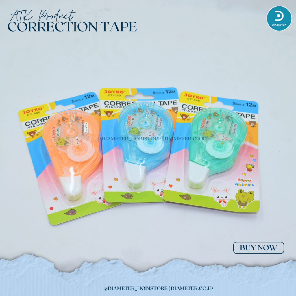 

Joyko Correction Tape / Tipe X Roll Kertas