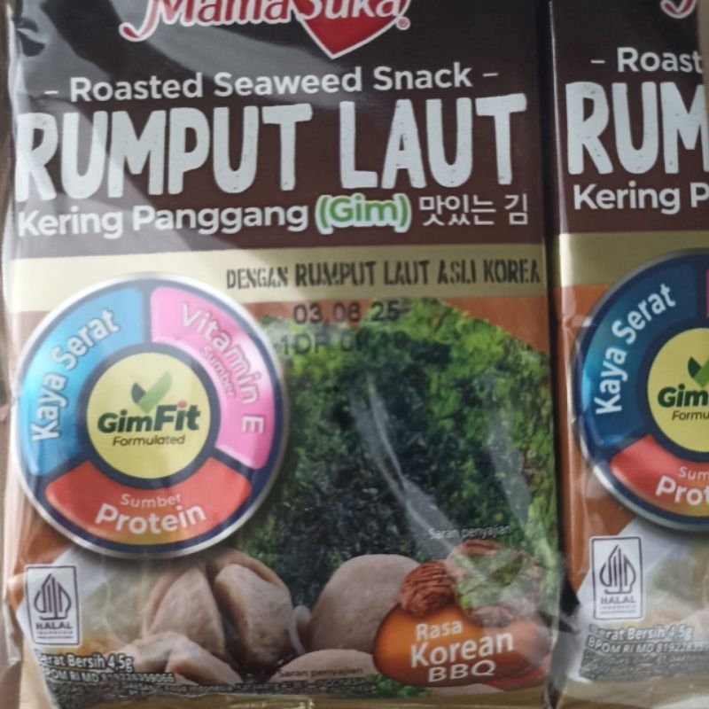 

RUMPUT LAUT KERING PANGGANG RASA KOREAN BBQ