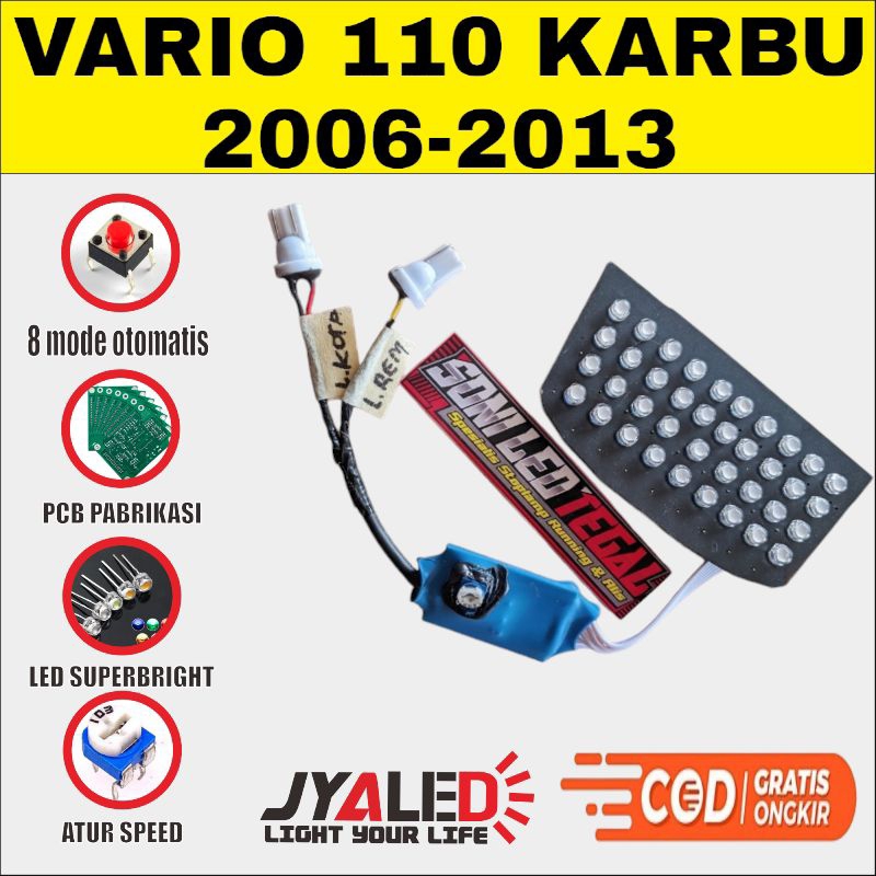 stoplamp running vario 110 karbu pnp otomatis