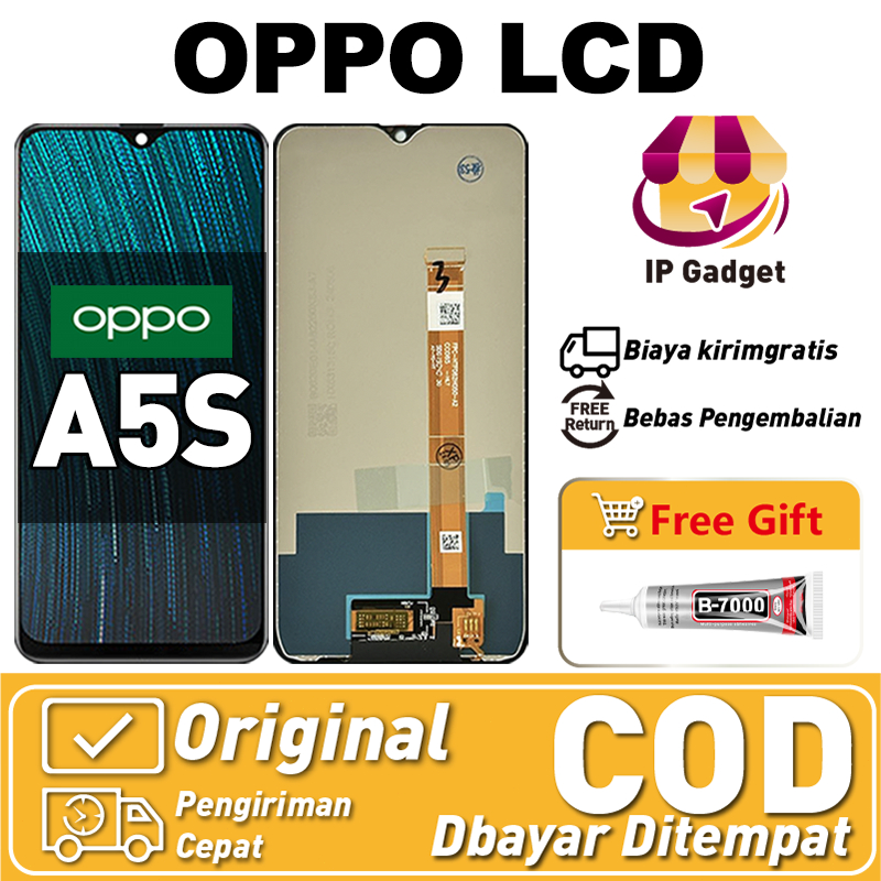 Original Lcd OPPO A5S fullset ori asli Layar hp touchscreen Sentuh Versi Tinggi COD