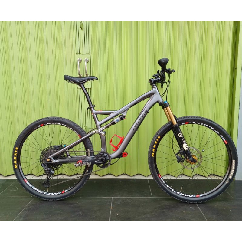 Sepeda MTB Fulsus Specialized Fullsus Stump Jumper 27.5 Alloy Size M Second Mulus Grey