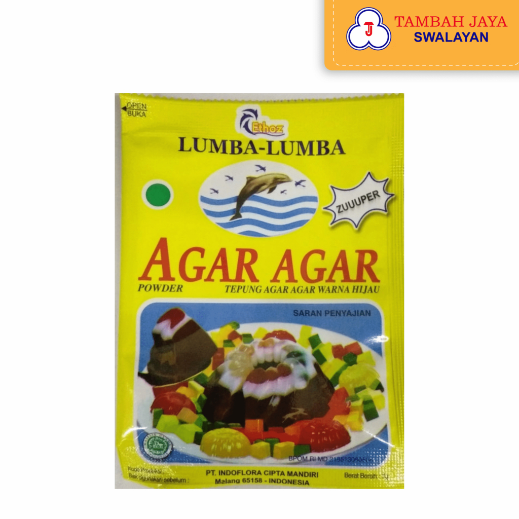 

Agar-agar Lumba-lumba Zuuper Varian Hijau 7g