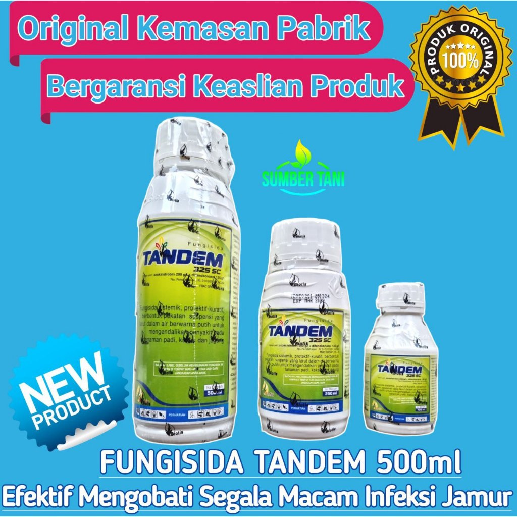 FUNGISIDA SISTEMIK - TANDEM | 100ml | Biotis obat pathek cabe amistartop anti busuk buah