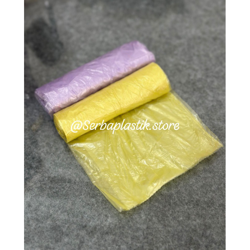 plastik sampah kecil warna / plastik roll serbaguna / plastik sampah murah
