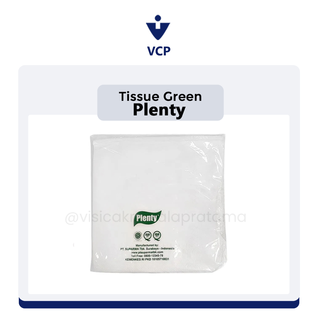 Plenty Dinner Napkin Tissue Green Tissue Makan