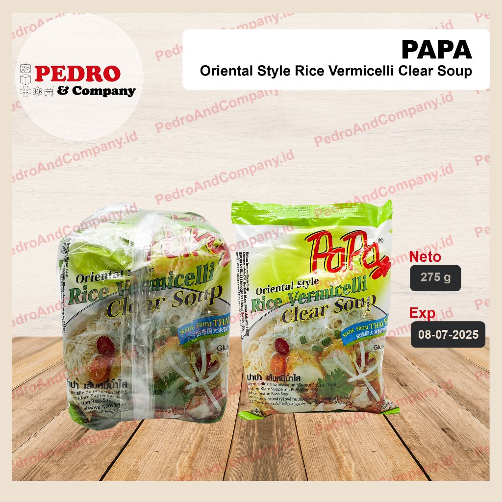 

Papa instant rice noodle clear soup flavor (55 gram x 5pc) - bihun