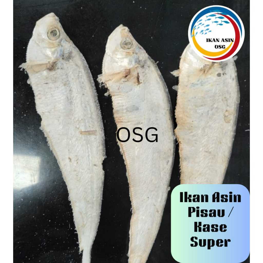 

Ikan asin Ikan Pisau/Kase super 1000gram, 500gram