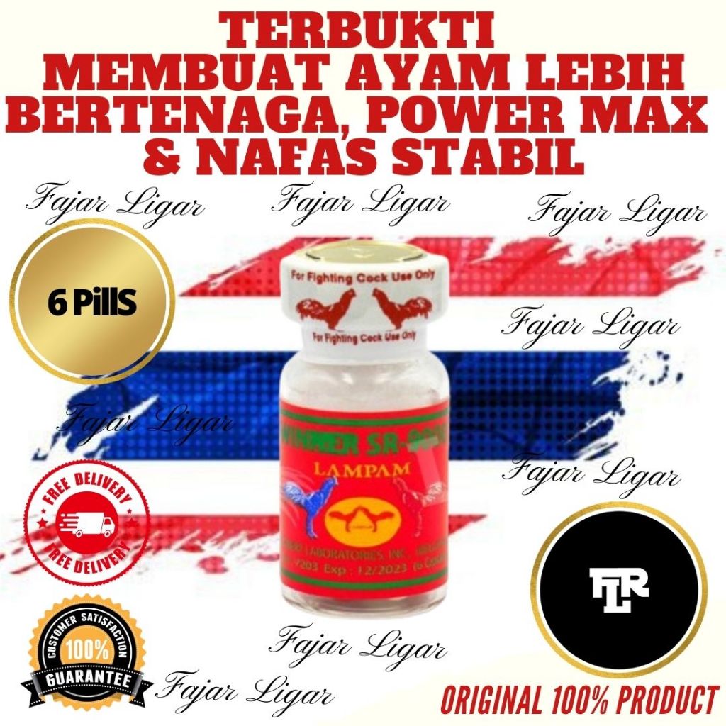 DOPING KAPSUL LAMPAM WINNER SR 9000 OBAT VITAMIN AUAM TENAGA TARUNG SUPLEMEN THAILAND