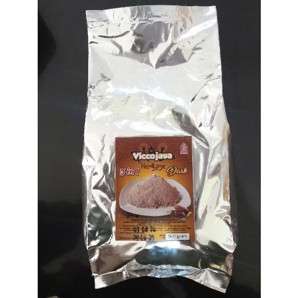 

Vicco Cokelat Bubuk 3in1 Dark 500gr by Puslit Jember