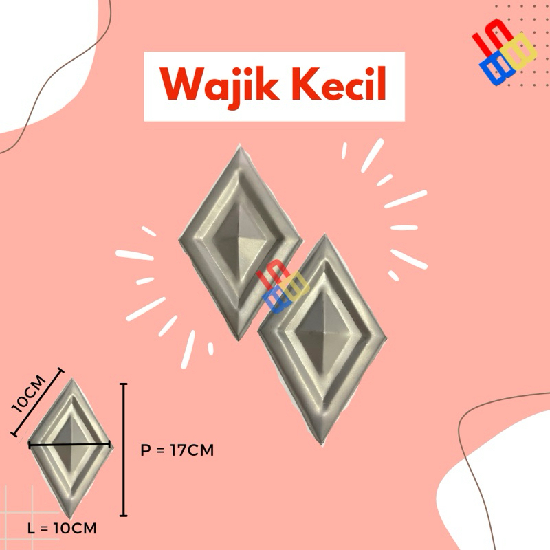 Ornamen Pagar Wajik Kecil / Aksesoris Pagar Wajik