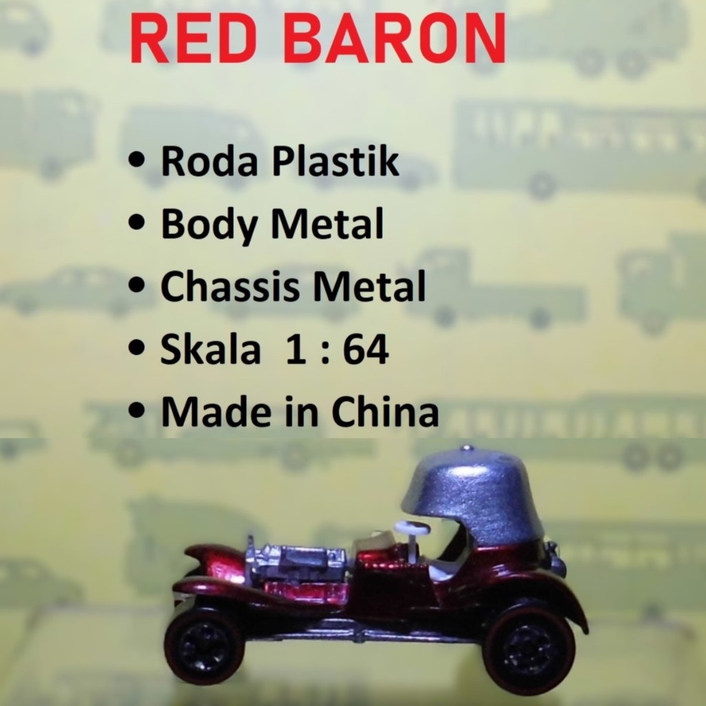 Hot Wheels Loose Red Baron