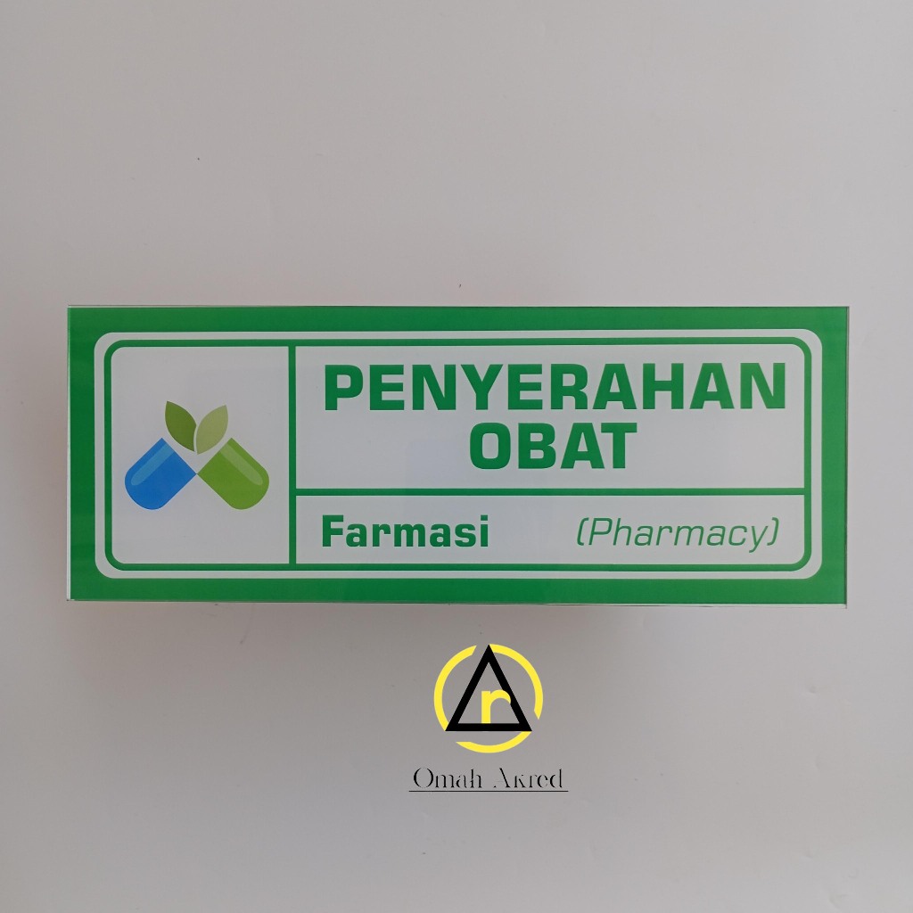 

Akrilik Pelayanan Obat - Pharmacy - Farmasi - Apotek