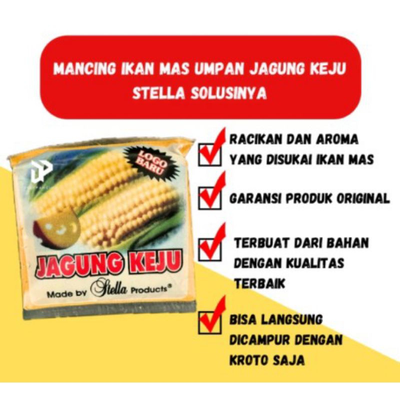 UMPAN IKAN MAS TOMBRO PELET JAGUNG KEJU 100GRAM