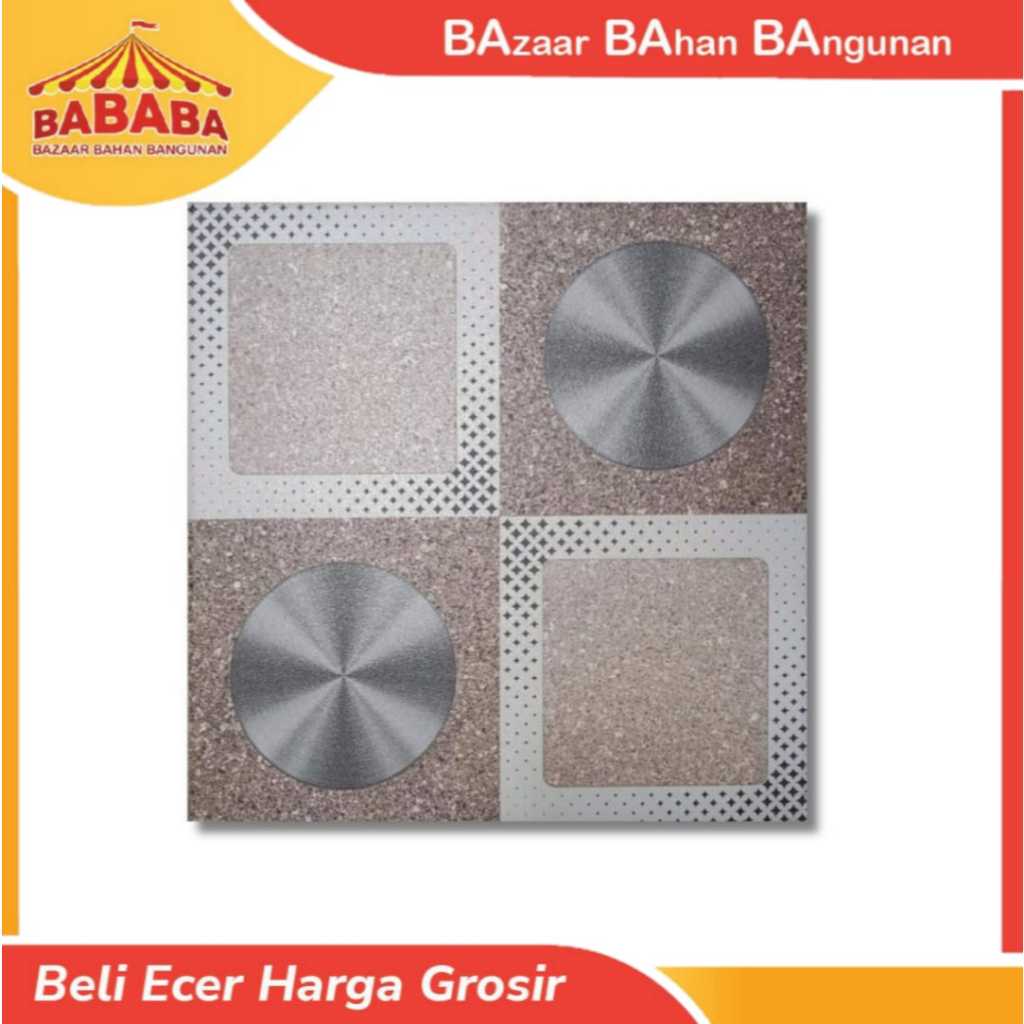 Keramik Lantai Aversa 50x50 Palermo Coklat / Keramik Teras