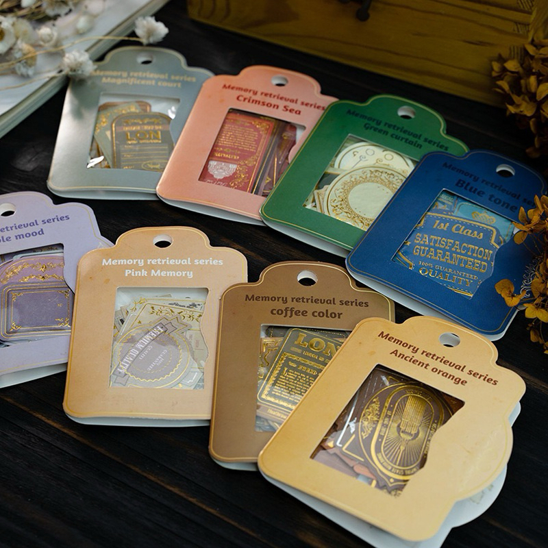 

(8BC) paper art deco decor kertas cap stamp vintage retro journaling