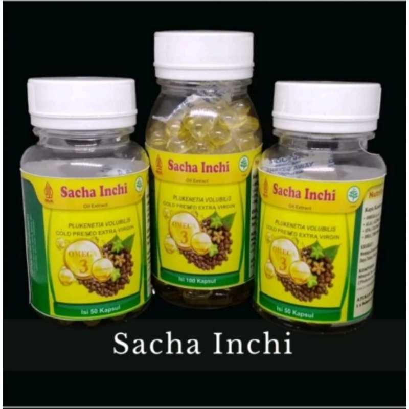 kapsul sacha inchi oil isi 100 kapsul original obat herbal kapsul minyak sacha inchi