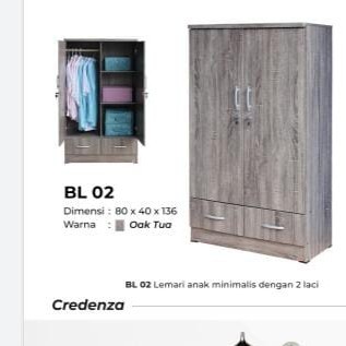 Lemari Pakaian Anak 2pintu