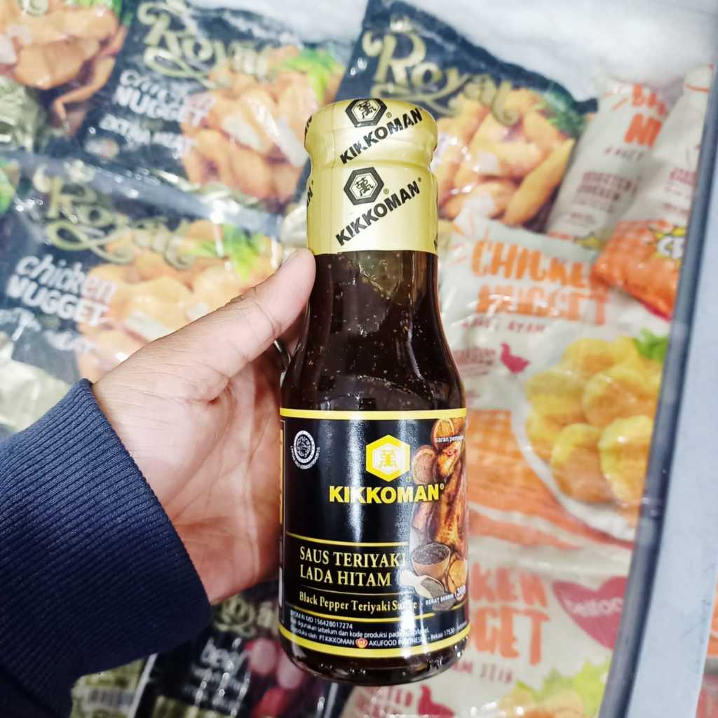 

ADDRIELLA Kikkoman Saus Teriyaki Lada Hitam/Blackpapper Teriyaki Sauce 300gr