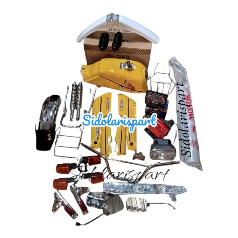PAKET TERLENGKAP Fullset Honda Win dll - COVER BODY FULLSET TANGKI WIN 100