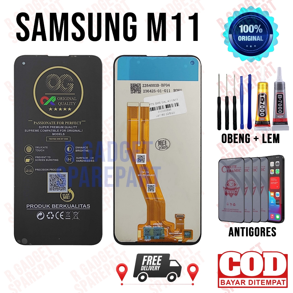 Lcd Samsung M11 Original OEM Quality Lcd Touchscreen Samsung M11 Fullset