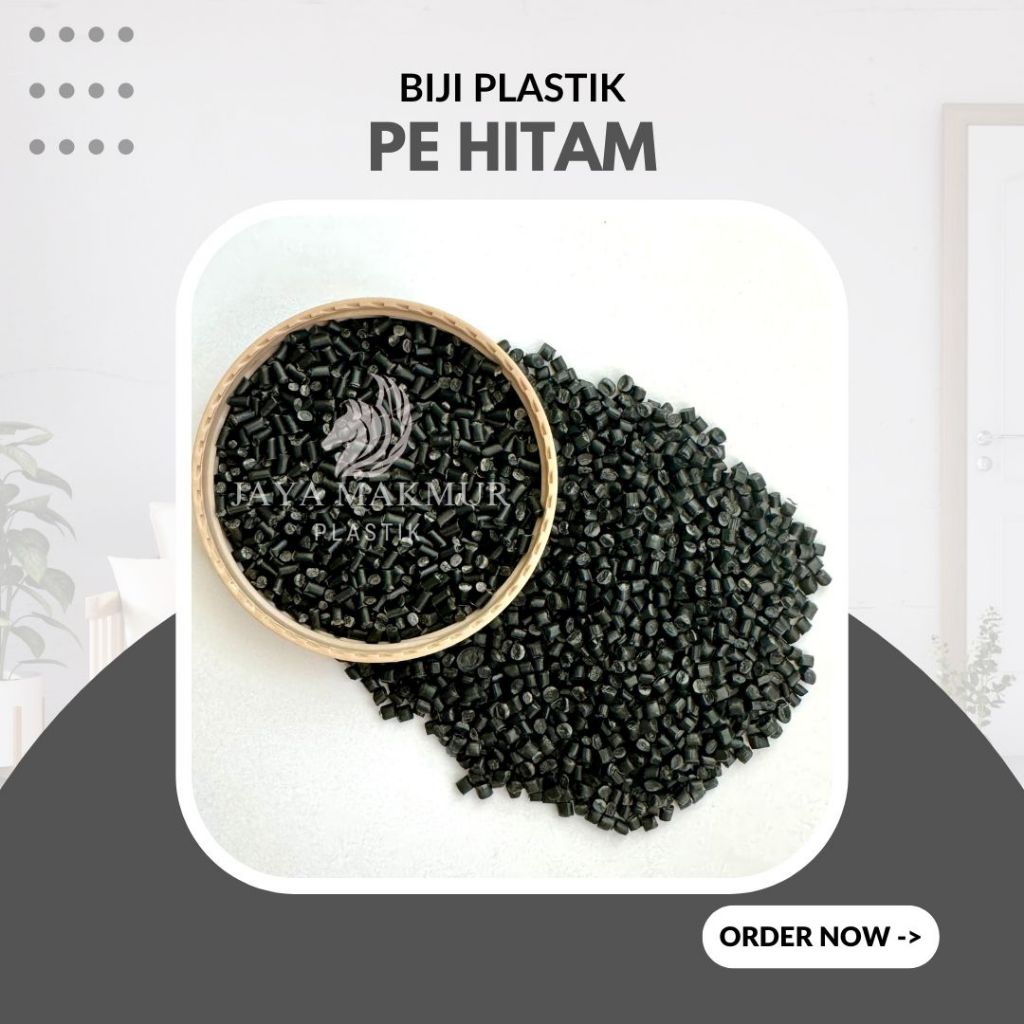 Biji Plastik PE Hitam / Polyethylene