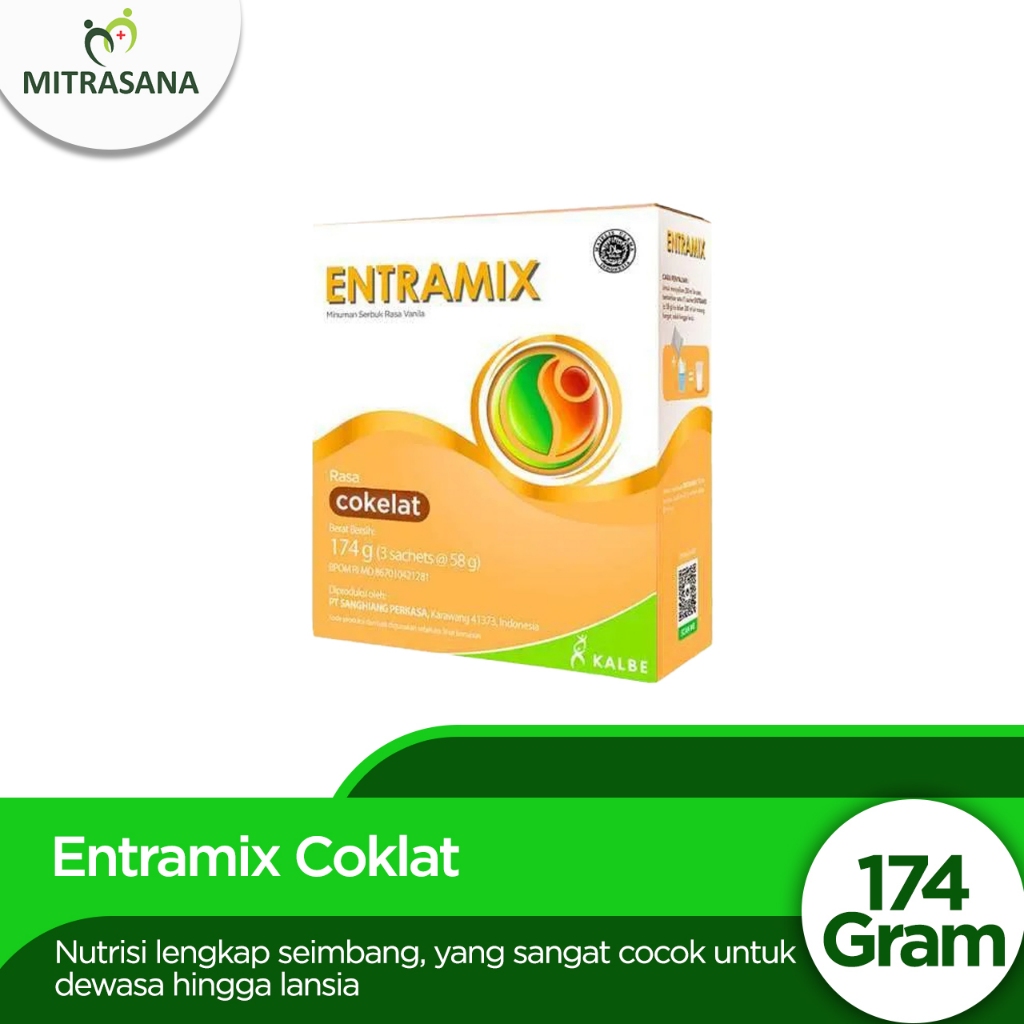 

Entramix 174 gram - Nutrisi Seimbang Khusus Dewasa