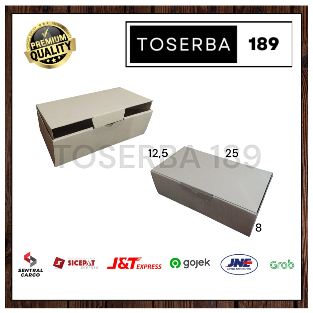 

kardus packing diecut/box pizza uk 25x12,5x8 cm