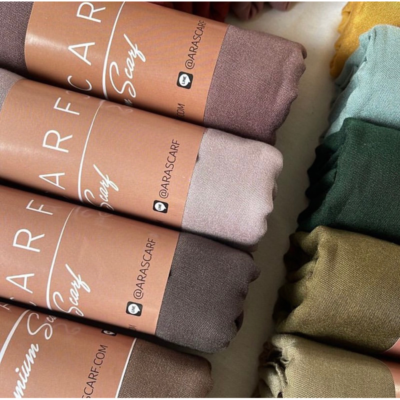 Basic Shawl | Paris Premium | Voal By Arascarf (Non Reject)