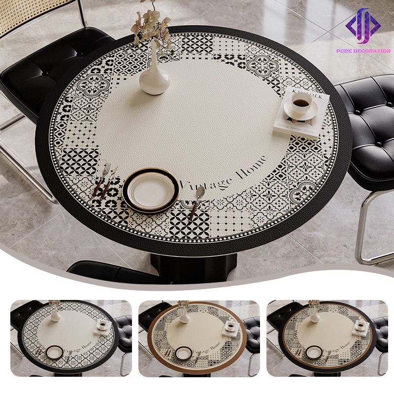 pcre Alas meja kulit/taplak meja/taplak meja tamu/taplak meja makan/taplak meja makan anti air  /tap