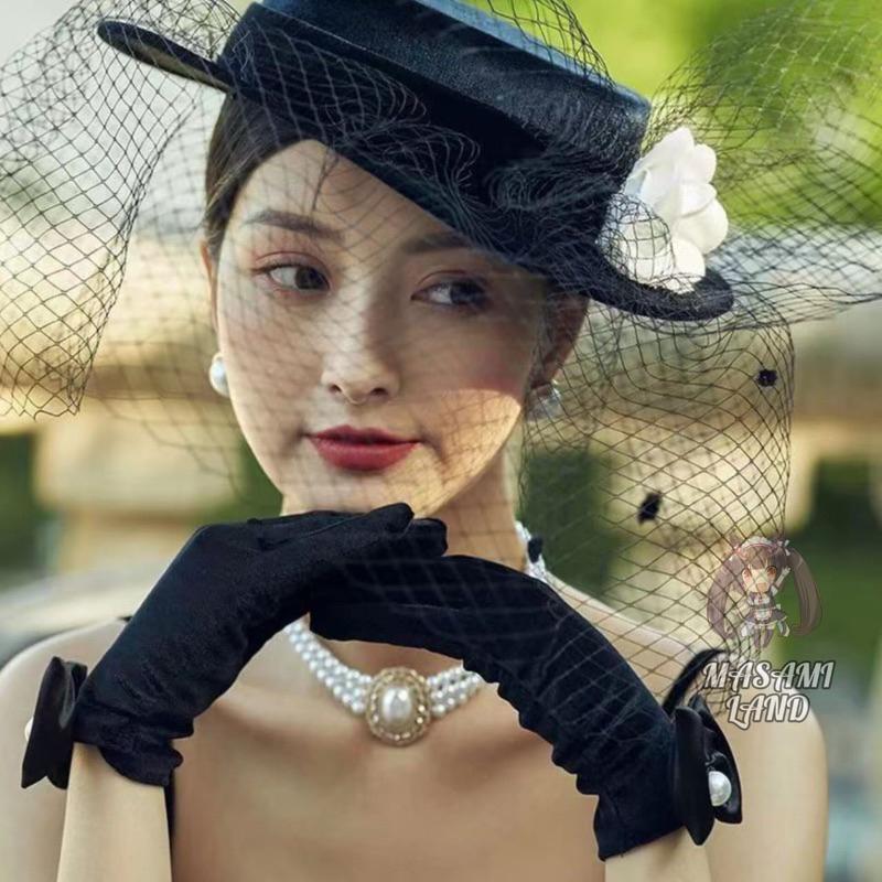 MASAMI LAND SARUNG TANGAN SATIN WANITA / SARUNG TANGAN SATIN PENDEK PANJANG / SATIN GLOVES PANJANG