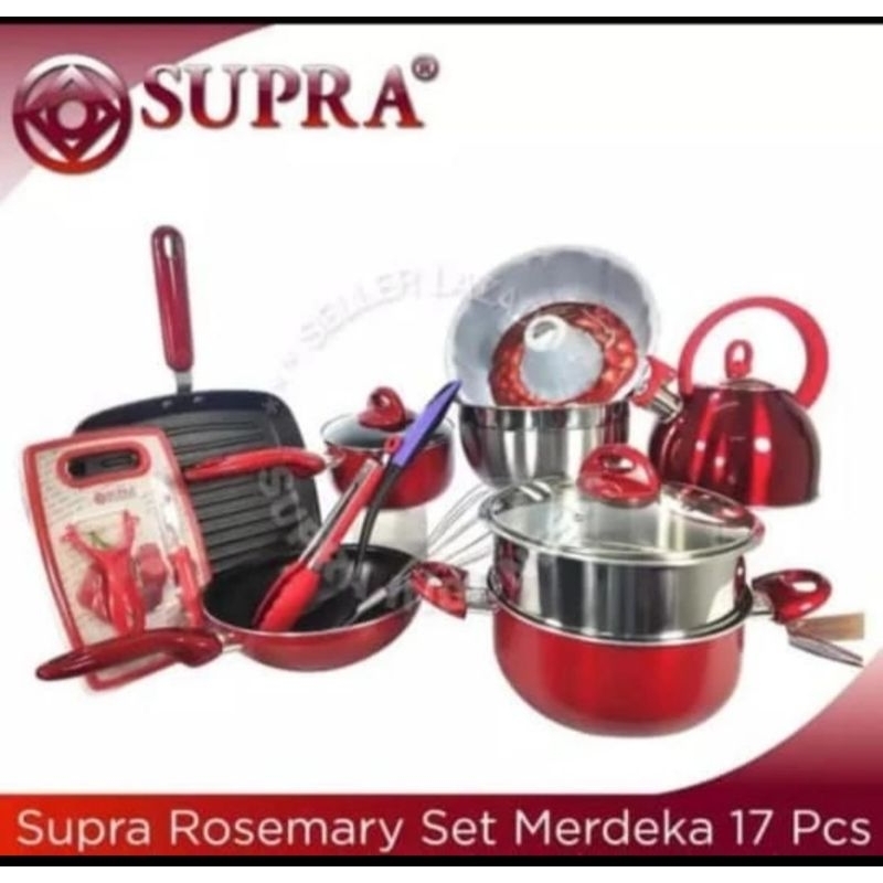 panci set SUPRA 17 Pcs