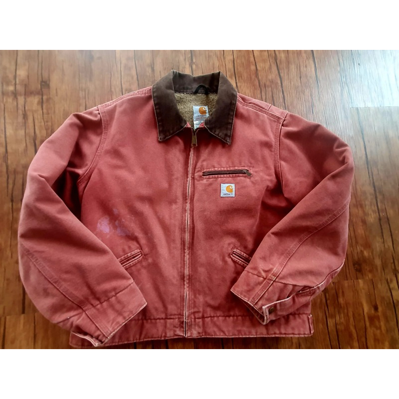 Jaket Carhartt ORIGINAL , detroit warna salmon