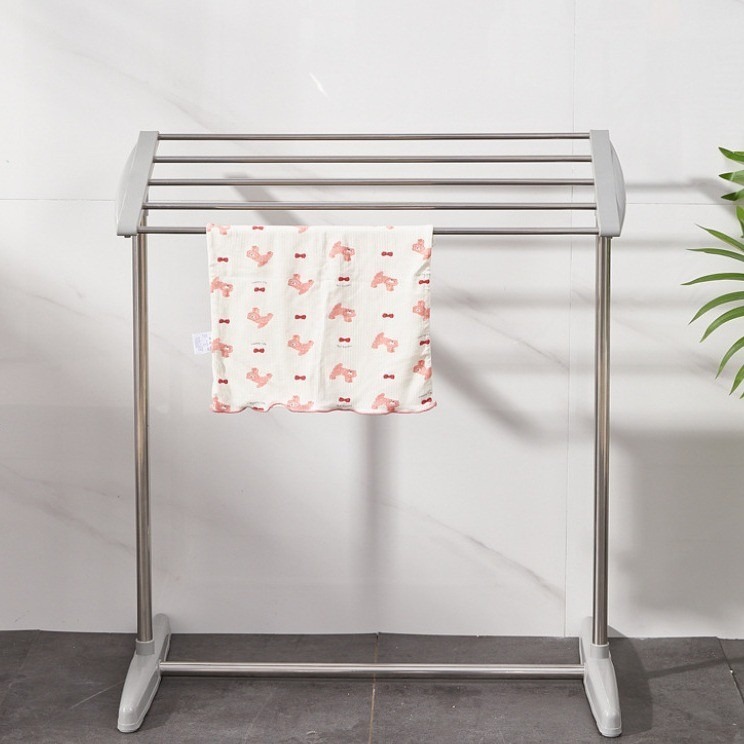 RAK HANDUK JEMURAN HANDUK STAINLESS /JEMURAN HANDUK PIPA 5 ANTI KARAT / JEMURAN BERDIRI HANDUK