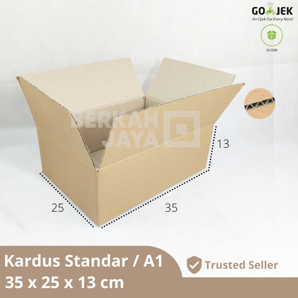 

Kardus / Box / Karton / Aksesoris / Kotak / Dus Packing / Kardus Sepatu Boots / Kardus Buket Bunga / Kardus Kopi – 35 X 25 X 13 cm (Kardus 35 x 25 x 13 cm)