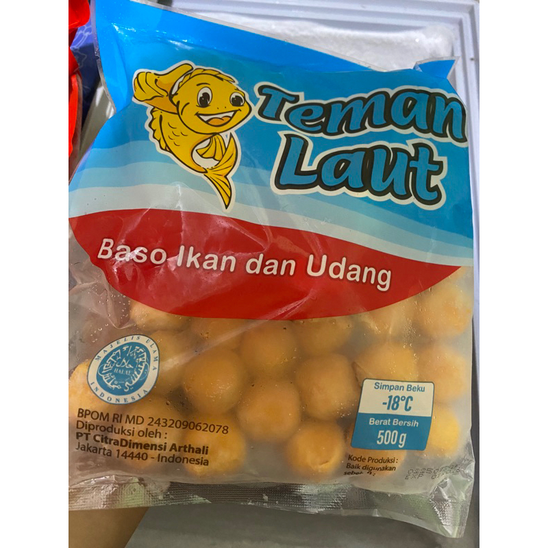 

BAKSO IKAN DAN UDANG TEMAN LAUT 500 GR