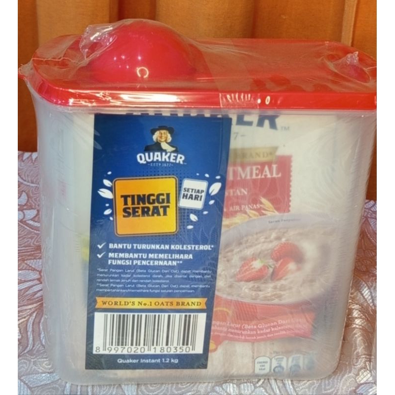 

QUAKER INSTAN 1.2KG FREE KONTAINER