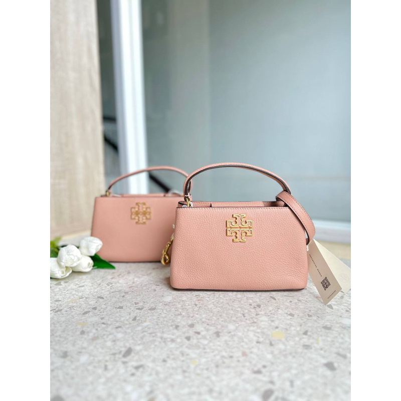 TB BRITTEN MICRO SATCHEL LIGHT MEADOWSWEET