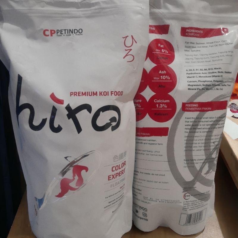 Hiro Color Expert pakan ikan Koi