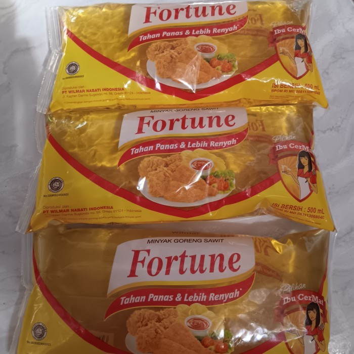 

Minyak Goreng Fortune Bantal 1liter