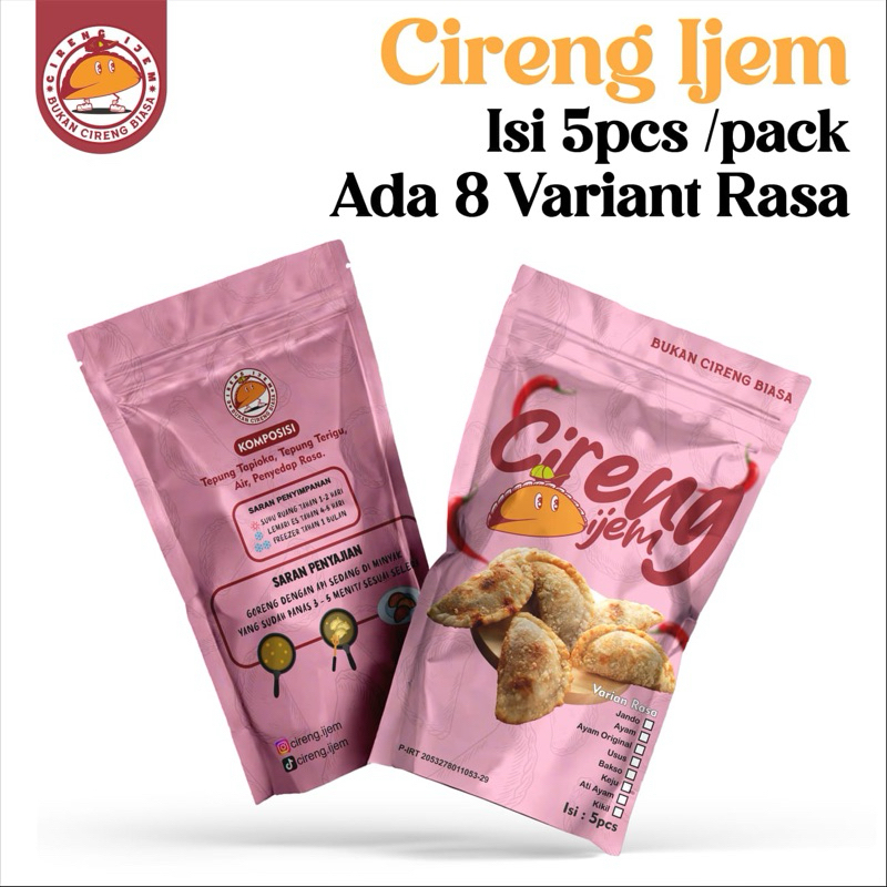 

Cireng Ijem mini isi 5pcs