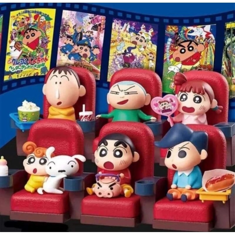 shinchan cinema blindbox set re-ment