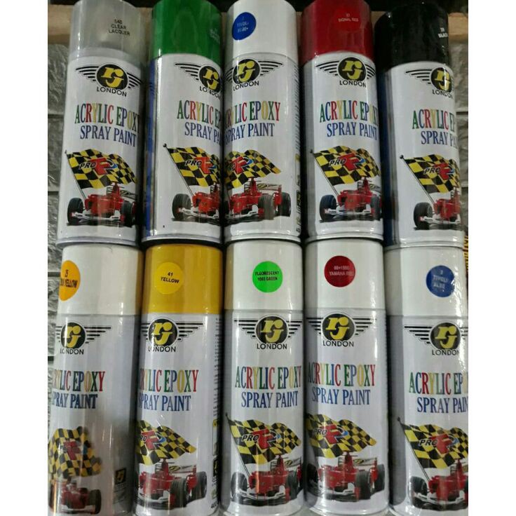 

BURUAN SERBU cat semprot rj 4cc kaleng besar warna standar pilok