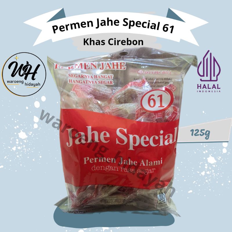 

Permen Jahe Special 61 Khas Cirebon 125gr (Cocok: Hajatan, Traveling, Kantor, Nonton, Keagamaan)