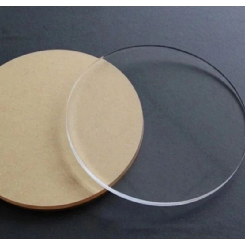 Akrilik Bulat / Akrilik Lingkaran Bening 2mm Ukuran Kecil