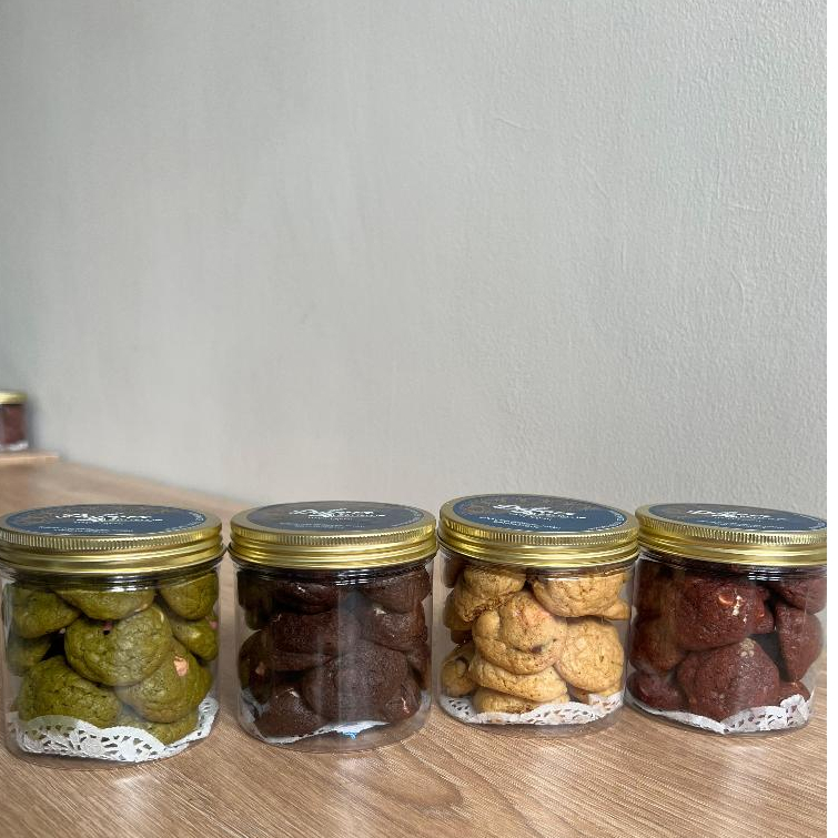 

Mini Cookies Mashmallow Red Velved / Black Forest / Original / Green Tea 156gr