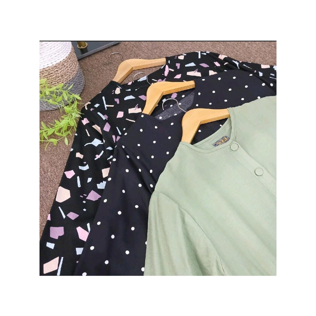 AMIRA HOMEDRESS/ GAMIS RAYON / GAMIS POLO LINEN / GAMIS POLKADOT / GAMIS POLOS SAGE