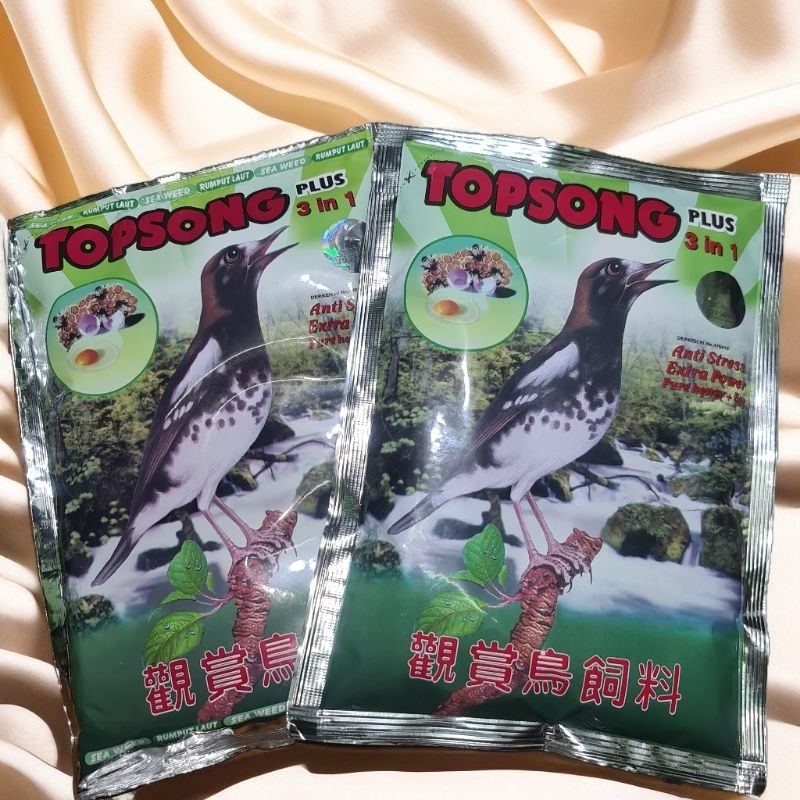 voer topsong pakan burung favorit